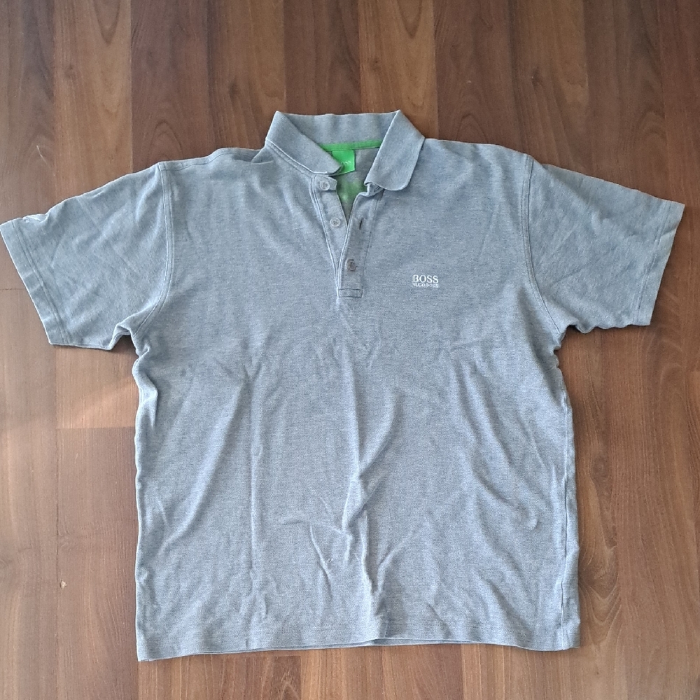 Boss Classic Gray Polo Shirt for Men